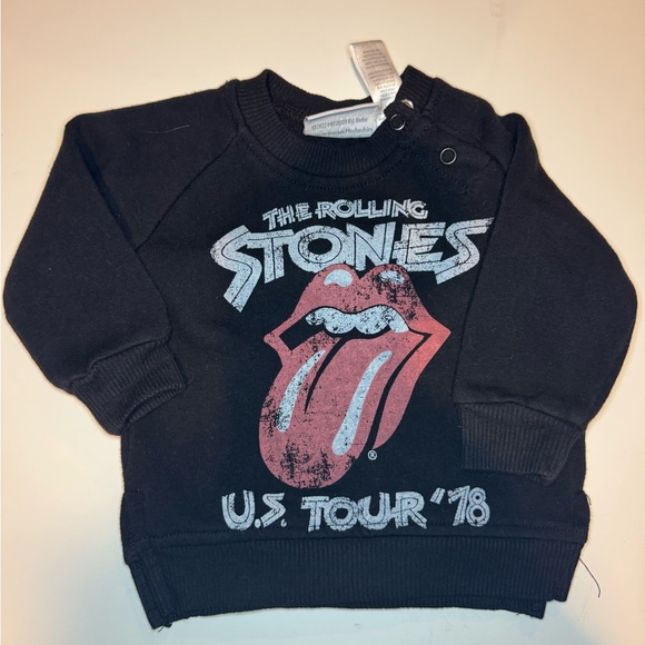 The Rolling Stones Kids Black and Red Sweatshirt - Picture 1 of 2